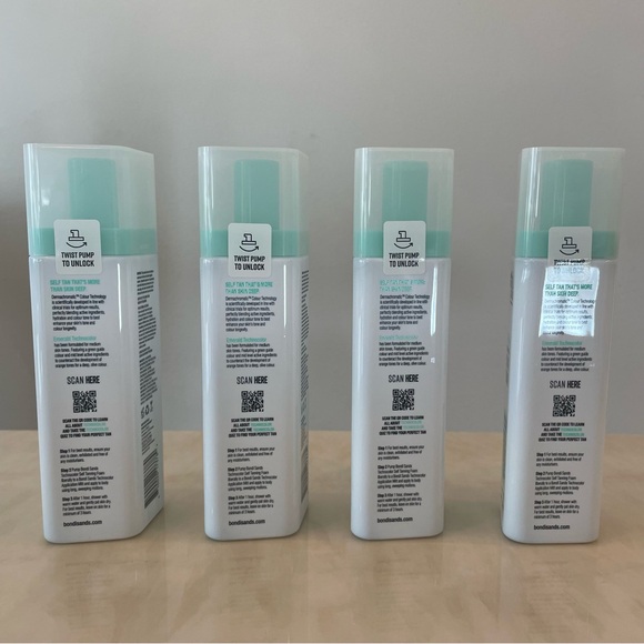 Bondi Sands Technocolor 1 Hour Express Self Tanning Foam 4 bundle set - Picture 2 of 6